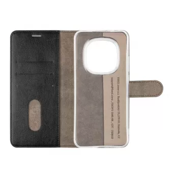 Fixed Opus Book Case maska za Xiaomi Redmi Note 15 Pro 5G - koža, crna