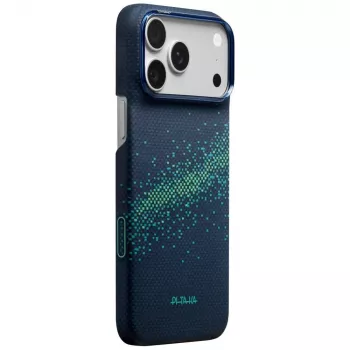 PITAKA Edge Milky Way Galaxy 2.0 maska za iPhone 18 Pro Max / 17 Pro Max - Nearfield Blue
