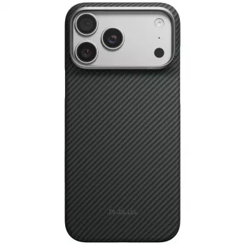 PITAKA Edge maska za iPhone 18 Pro Max / 17 Pro Max – crno-siva