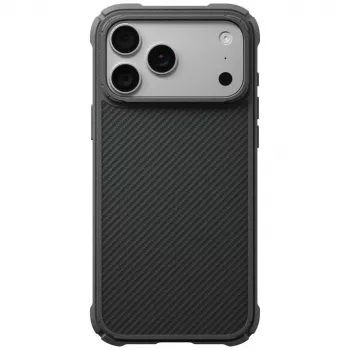 PITAKA Cairn maska za iPhone 18 Pro Max / 17 Pro Max crno-siva