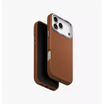 UNIQ Lyden MagClick maskica za bežično punjenje za iPhone 17 Pro Max – karamel