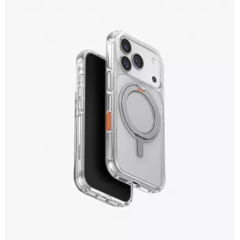 UNIQ Swivix maskica za iPhone 17 Pro s okretnim stalkom 360°, prozirna