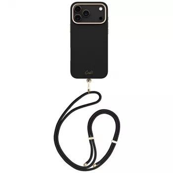 UNIQ Coehl Mirelle magnetska maskica za bežično punjenje za iPhone 17 Pro Max – ebanovina