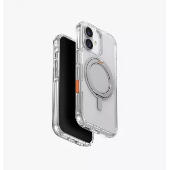 UNIQ Swivix maskica za iPhone 17 s okretnim stalkom 360°, prozirna