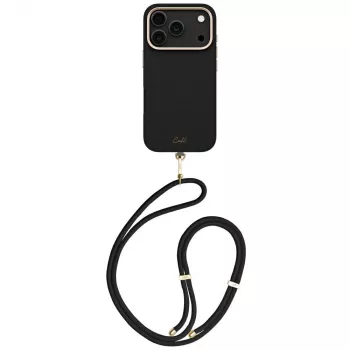 UNIQ Coehl Mirelle magnetska maskica za bežično punjenje za iPhone 17 Pro, ebanovina