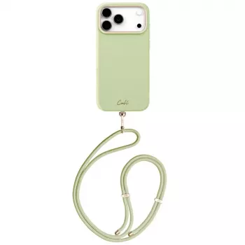 UNIQ Coehl Mirelle MagSafe maskica za iPhone 17 Pro Max – zelena s cvjetnim uzorkom