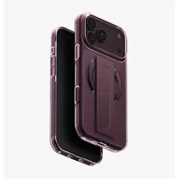 UNIQ Heldro Air MagClick maskica za bežično punjenje za iPhone 18 Pro Max / 17 Pro Max – bordo
