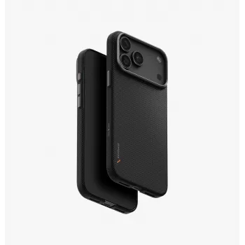 UNIQ Keva EDGE maskica za iPhone 18 Pro Max / 17 Pro Max Magclick bežično punjenje crna