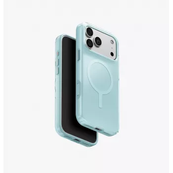 UNIQ Clario MagClick maskica za bežično punjenje za iPhone 18 Pro Max / 17 Pro Max – plava