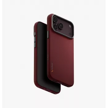 UNIQ Keva Edge MagClick futrola za bežično punjenje za iPhone 18 Pro Max / 17 Pro Max – crvena