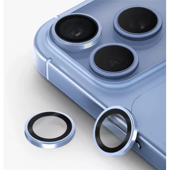 UNIQ Optix Prime zaštita objektiva kamere za iPhone 18 Pro / iPhone 18 Pro Max – Glacier Chrome s aplikatorom