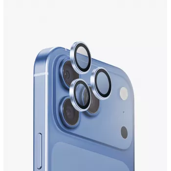 UNIQ Optix Aluguard (DX2) zaštita objektiva kamere za iPhone 18 Pro / iPhone 18 Pro Max – plava s aplikatorom