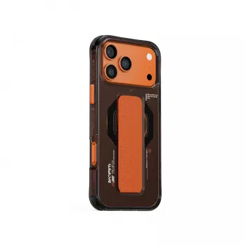 SKINARMA Haxa futrola za iPhone 17 Pro s magnetskim punjenjem i stalkom za držanje, grafit