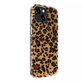 Evelatus EVEAPP15PPDL polikarbonatna futrola za Apple iPhone 15, leopard uzorak