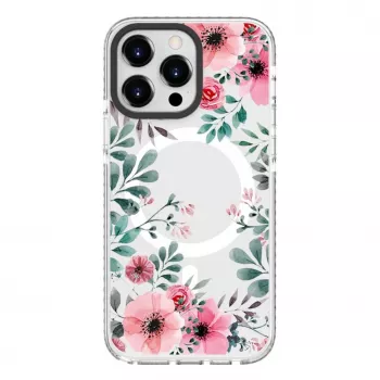 Evelatus Apple iPhone 15 Pro prozirna futrola s MagSafe - individualni tisak prozirna PC+TPU