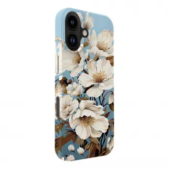 Evelatus Apple iPhone 16 tanka futrola s MagSafe – tisak po narudžbi Flower Blue