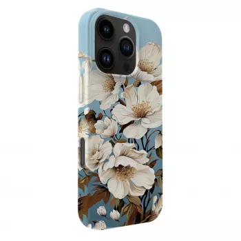 Evelatus iPhone 16 Pro Max tanka futrola s MagSafe - Flower Blue