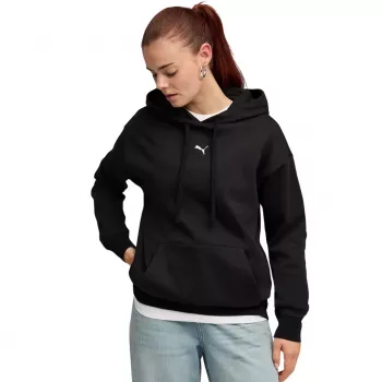 Puma ESS Centered Cat Logo Relaxed hoodie za žene, crni, veličina M