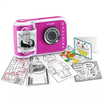 VTech Kidizoom Print Cam Pink – digitalni fotoaparat s termalnim ispisom