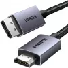 UGREEN HDMI na DisplayPort aktivni konverterski kabel 4K 30Hz 3m crni