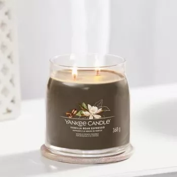 Yankee Candle Vanilla Bean Espresso srednja mirisna svijeća (1701388E)