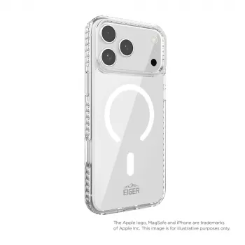 Eiger IceGrip MagSafe maska za iPhone 18 Pro Max, ultratanka prozirna