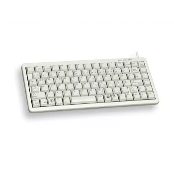Cherry Slim Line G84-4100 kompaktna tipkovnica, PS/2 + USB, 83 tipke, njemački raspored (QWERTZ), svijetlosiva