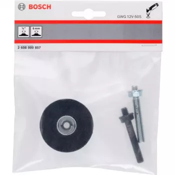 Bosch 2608000857 potporna ploča, 50 mm, Quick Lock, crna (za GWG 12V-50 S Professional)