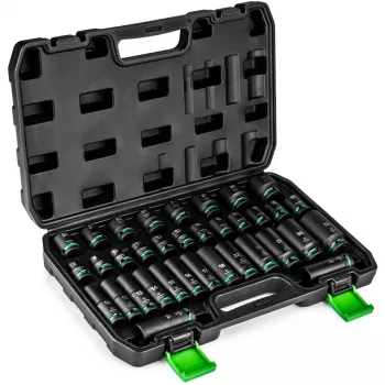 WUBER W33001 set dugih nasadnih ključeva 1/2 inch, 6-kut, 35 kom.