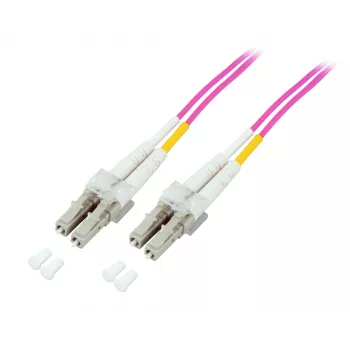 EFB-Elektronik optički patch kabel LC na LC OM4 Duplex, 40 m, LSZH, ljubičasti