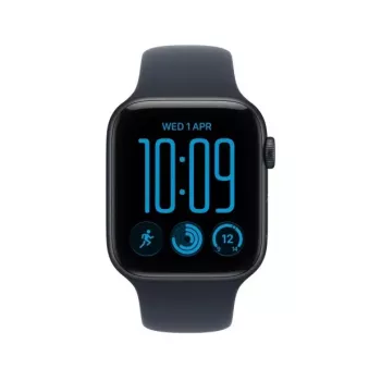 Apple Watch SE 3 GPS 44 mm aluminijsko kućište ponoćno sa sportskom narukvicom plavom – M/L