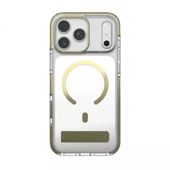 Zagg Santa Cruz Snap metalna futrola sa stalkom za iPhone 18 Pro Max / 17 Pro Max, zlatna