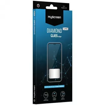 MyScreen Diamond Glass Lite Edge Full Glue zaštitno staklo za zaslon za Apple iPhone 16, crno
