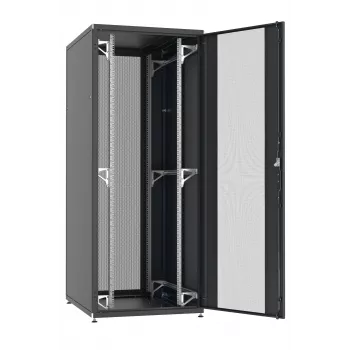 EFB-Elektronik PRO 19 inch serverski ormar 24U 800x1000 mm, prednja + stražnja vrata 1-dijelna, RAL9005 (PRO-2480TS.P1)