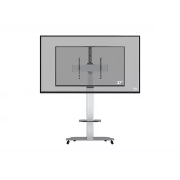 celexon Professional Adjust-3270MP TV kolica za 32-70 inch ravne zaslone, aluminij/satinirano staklo, srebrna