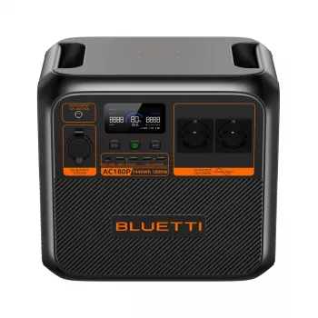 Bluetti AC180P Portable Power Station, LiFePO4, 36000 mAh, 1800 W, 16 kg