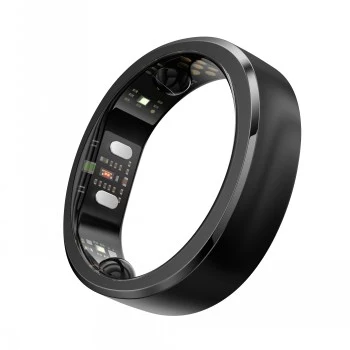 RingConn Smart Ring Gen3 za žene i muškarce - mat crna, veličina 12
