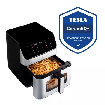 TESLA AirCook DualHeat QD65 XXL digitalna friteza na vrući zrak s dvostrukim grijanjem