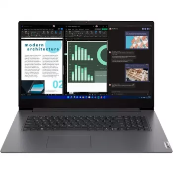 Lenovo V17 G4 IRU 17,3 inch FHD prijenosno računalo - Intel procesor U300, 8GB RAM, 256GB SSD, bez operacijskog sustava, njemačka tipkovnica (QWERTZ)