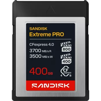 SanDisk Extreme PRO 400GB CFexpress 4.0 Type-B memorijska kartica (SDCFEB-400G-GN4NN)