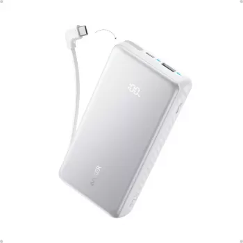 Anker Zolo 20000 mAh USB-C 22.5W White Power Bank