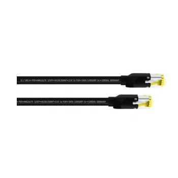 Cordial Cat5e S/UTP patch kabel RJ45, 0,3 m, crni