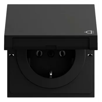 Gira 445474 SCHUKO utičnica KD, System 70, crna
