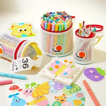 mideer tekući akrilni marker s vrhom kista – 80 boja u tubi