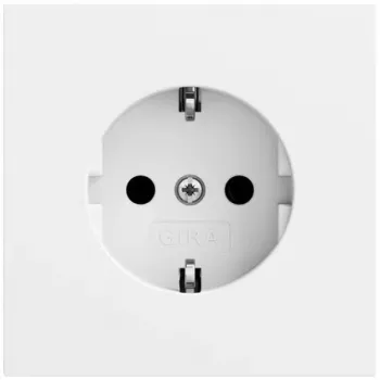 GIRA 418872 SCHUKO utičnica System 70 čisto bijela