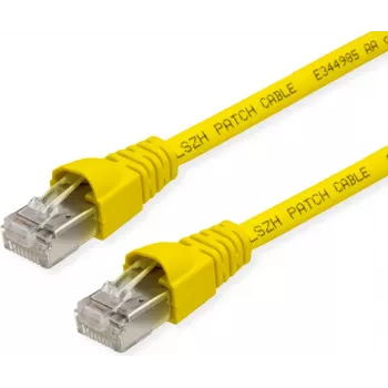 Telegärtner Cat6a S/FTP patch kabel, 3,5 m, žuti