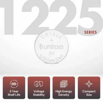 Uniross Batteries litijeva gumbasta baterija CR1225 3V - SP5, univerzalna baterija