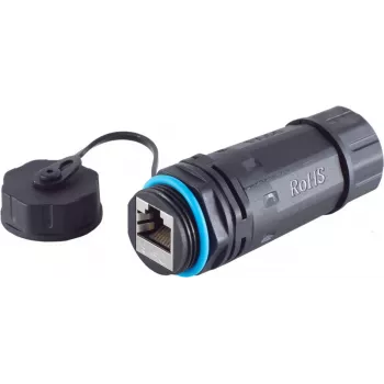 S/CONN RJ45 Network Coupler, Cat6, IP68, Short Version, Outdoor (08-01048)