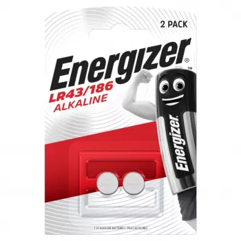 Energizer LR43 alkalna gumbasta baterija, 2 komada