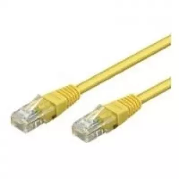 Goobay Cat5e U/UTP patch kabel RJ45, CCA, 5 m, žuti (68376)